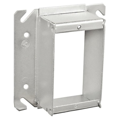 Southwire Device Ring, 1 Gang, Galvanized Steel, Square Box Type 52C23SQ